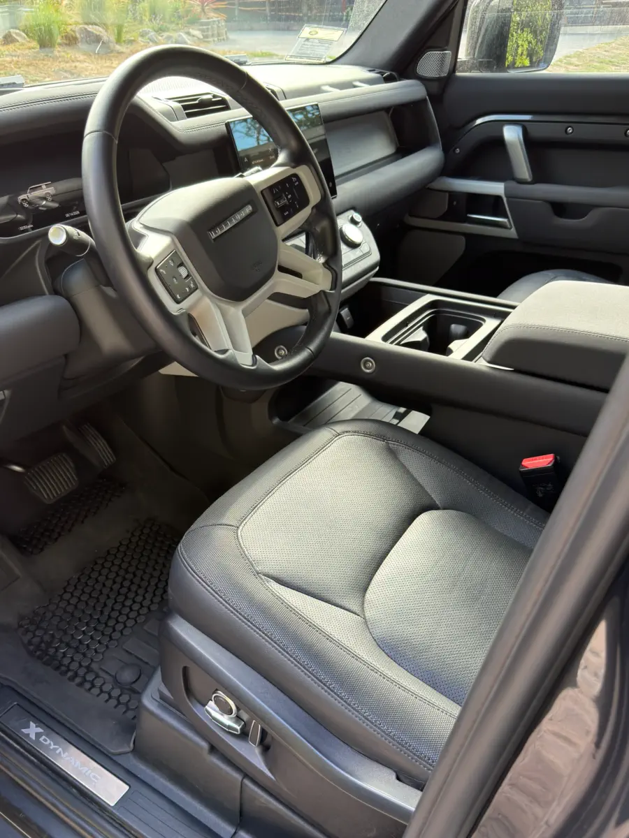 After: driver’s seat and floor mat clean